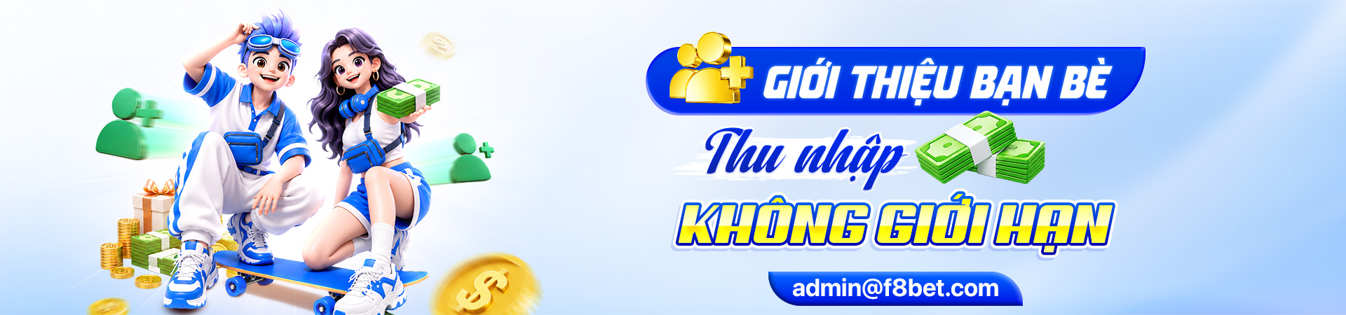 f8bet banner sự kiện giới thiệu người quen